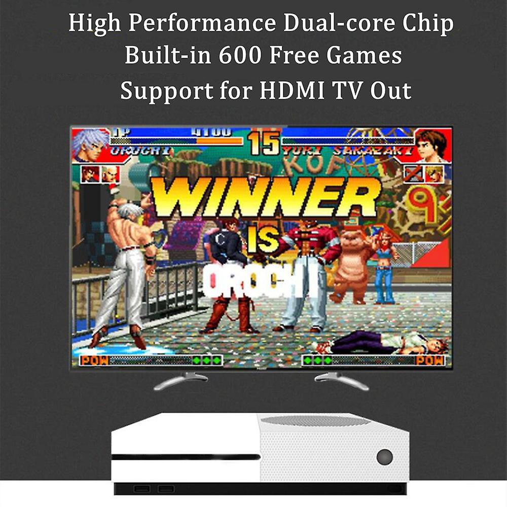 XGAME® HD Ρετρό Παιχνιδομηχανή με 600 Παιχνίδια - 2 Χειριστήρια & Επέκταση με Κάρτα Μνήμης USB, HDMI, RCA - Retro Arcade Game Console